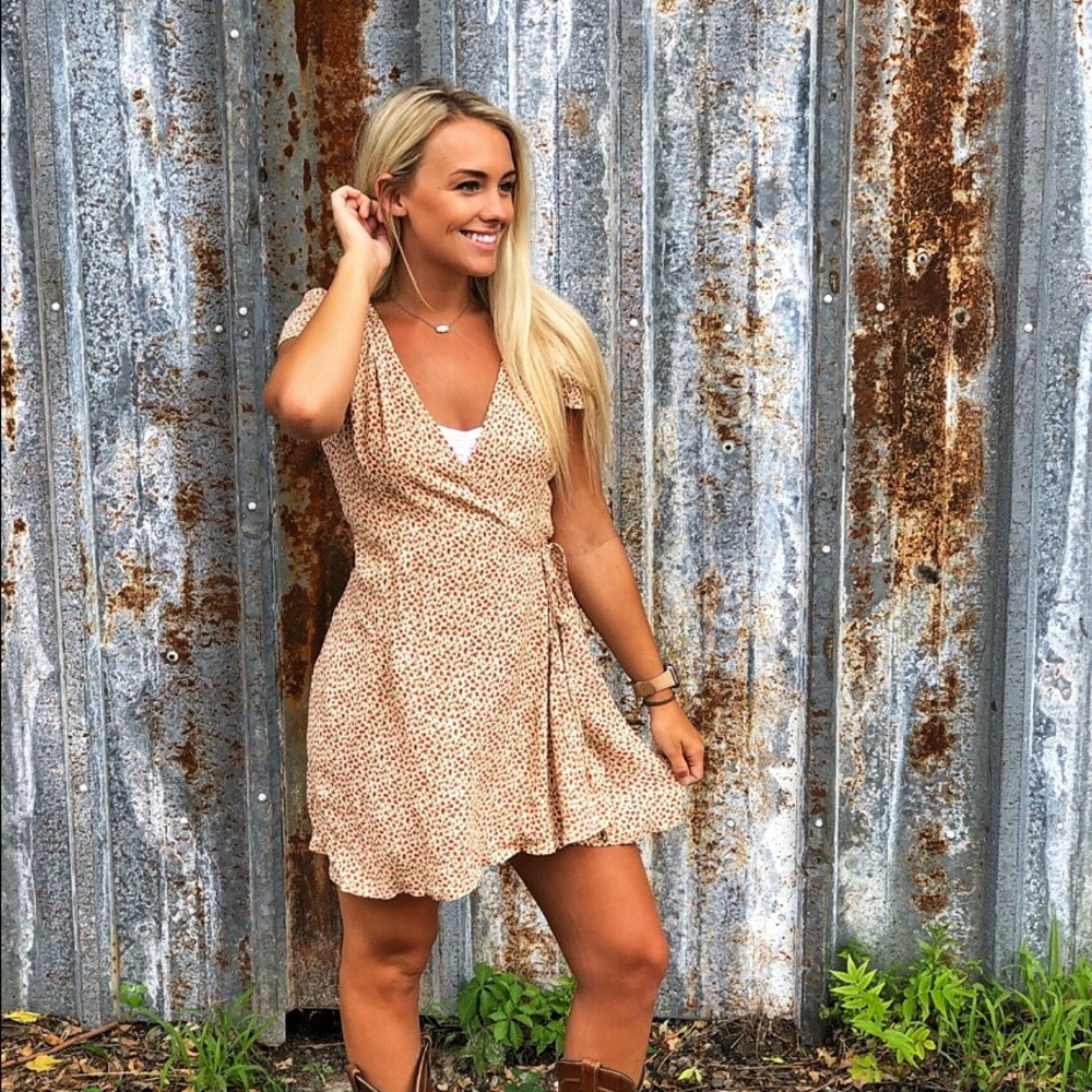 Floral dress. Worn once